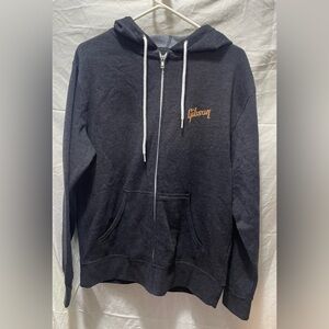 Men’s Gibson Guitar zip up hoodie Sz. L large